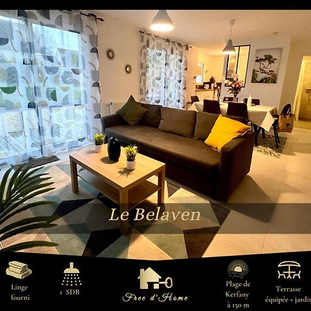 Le Belaven, Neuf, Cosy, Terrasse, Jardin, Kerfany Plage, 1 A 6 Pers Моелан-сюр-Мер Екстер'єр фото