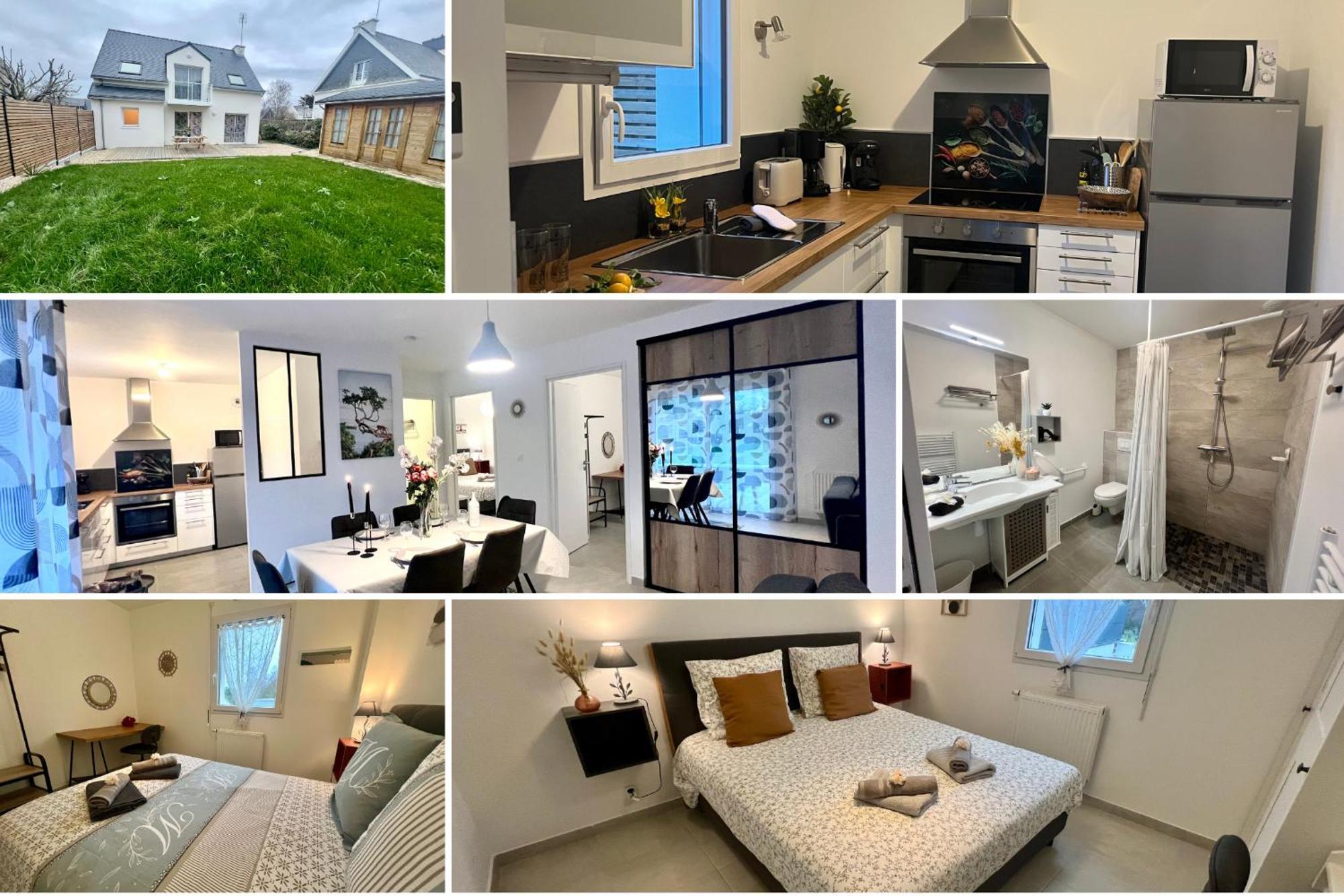 Le Belaven, Neuf, Cosy, Terrasse, Jardin, Kerfany Plage, 1 A 6 Pers Моелан-сюр-Мер Екстер'єр фото