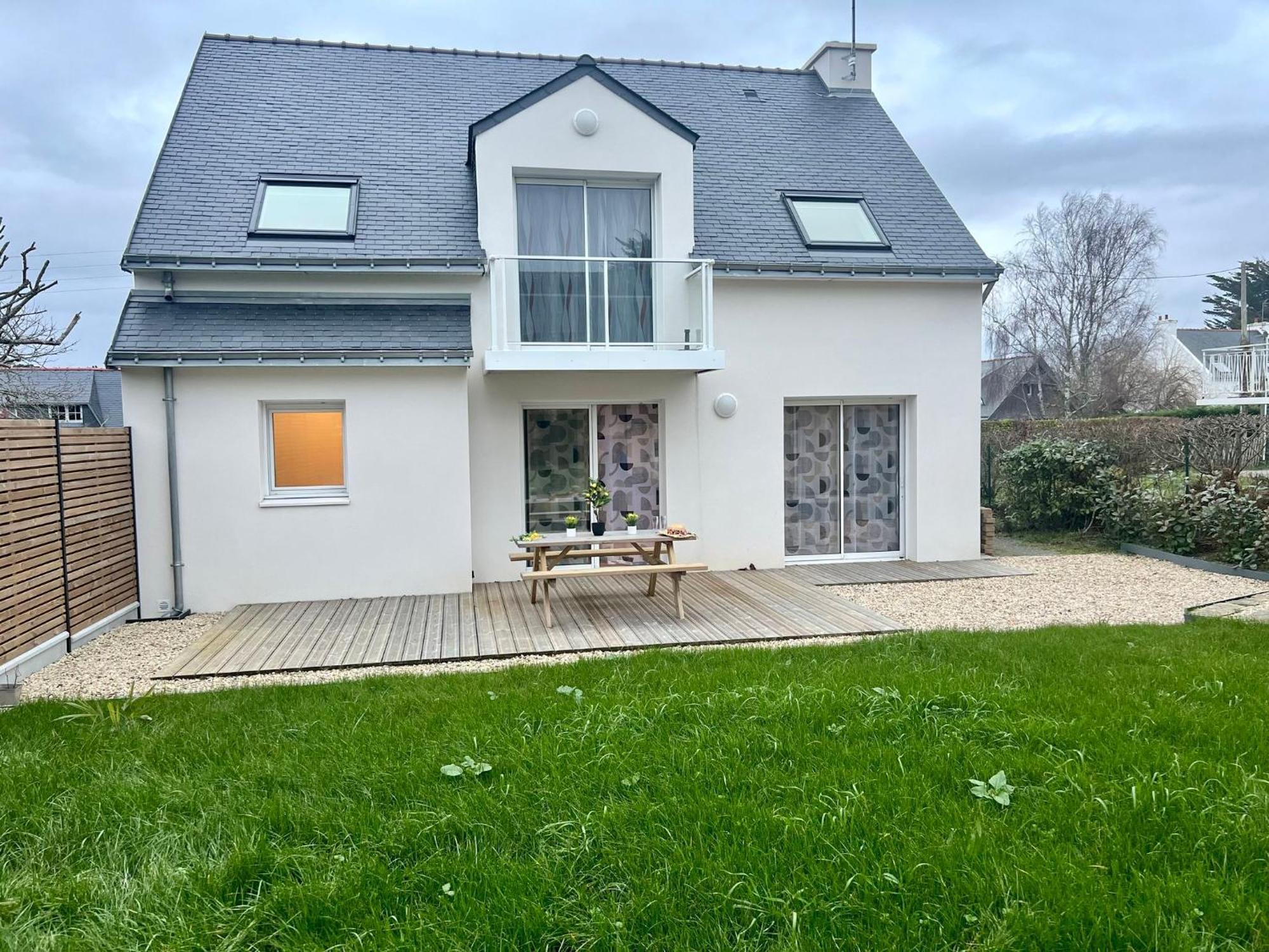 Le Belaven, Neuf, Cosy, Terrasse, Jardin, Kerfany Plage, 1 A 6 Pers Моелан-сюр-Мер Екстер'єр фото