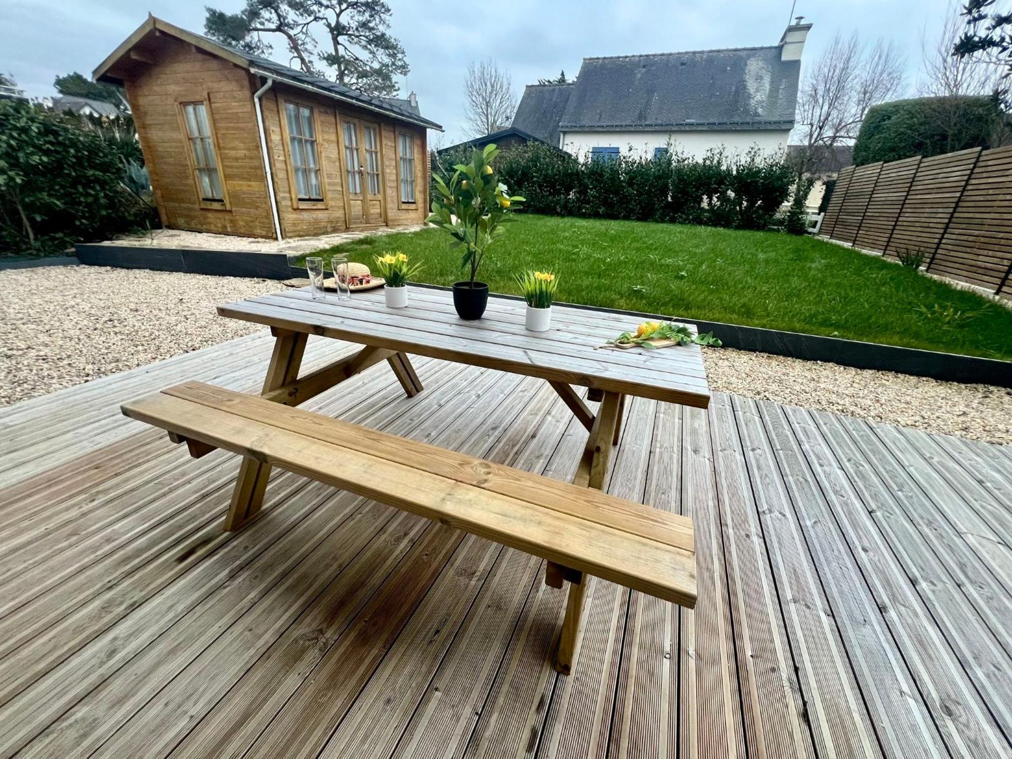Le Belaven, Neuf, Cosy, Terrasse, Jardin, Kerfany Plage, 1 A 6 Pers Моелан-сюр-Мер Екстер'єр фото
